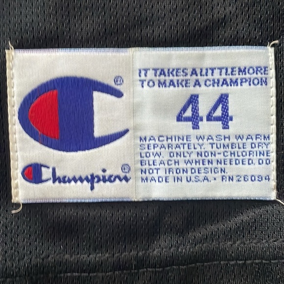 VINTAGE CHAMPION ORLANDO MAGIC PENNY HARDAWAY JERSEY L 44 ANFERNEE SHAQ - Picture 2 of 3